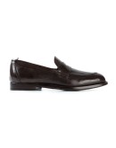 distressed penny loafers
