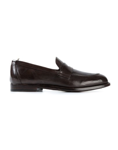 distressed penny loafers