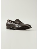 distressed penny loafers