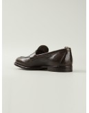 distressed penny loafers