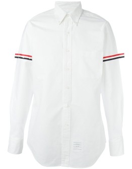 grosgrain armband Oxford shirt
