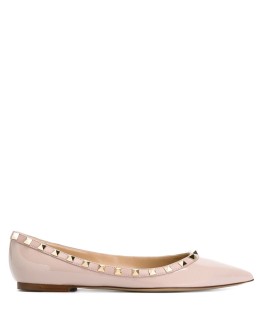 Rockstud ballerina shoes