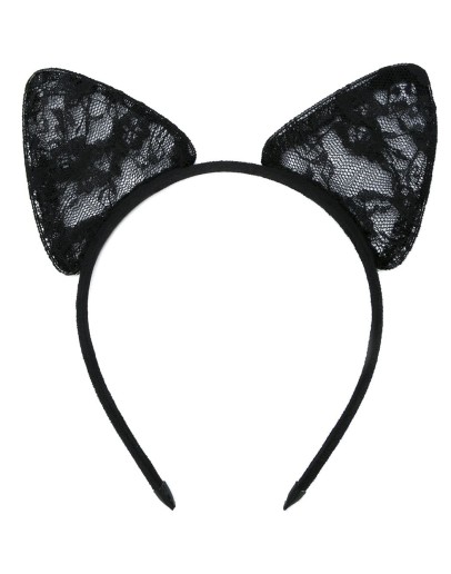 lace cat ear headband