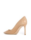 nude Romy 85 patent leather pumps