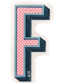 'F' sticker