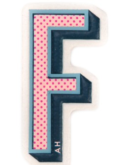 'F' sticker