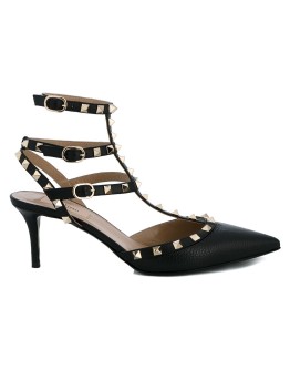 Rockstud heeled pumps