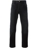 tapered jeans with panther