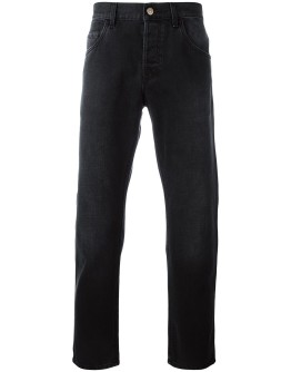 tapered jeans with panther