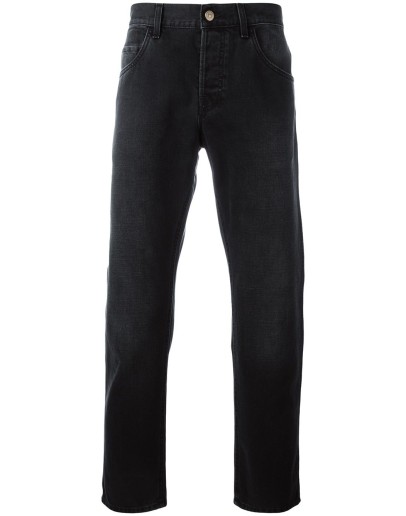 tapered jeans with panther