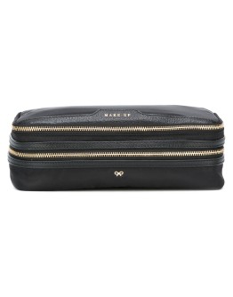 double zip make up bag