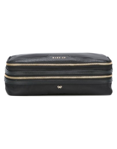 double zip make up bag