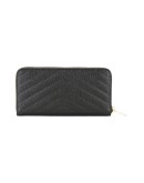 monogram zip around wallet