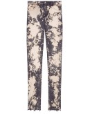 embroidery stretch tight jeans