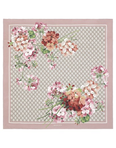 Geranium print scarf