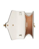 White Sylvie Small Leather shoulder bag