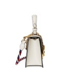 White Sylvie Small Leather shoulder bag