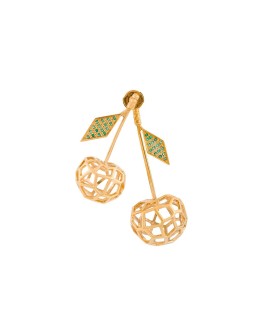18kt Gold cherries earrings 