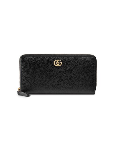Leather zip around wallet