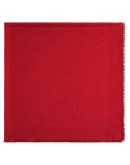 Silk wool GG jacquard shawl