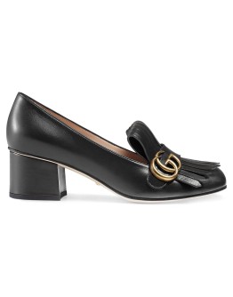 monogram fringe detail pumps