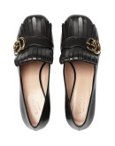 monogram fringe detail pumps