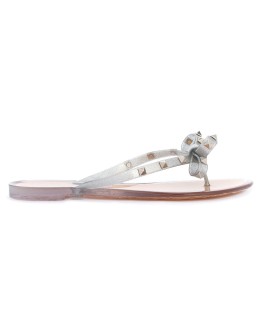 Rockstud bow flip flops