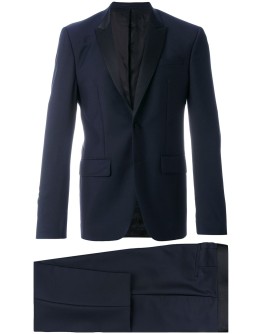 contrast lapel two piece suit