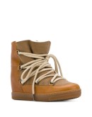 Nowles hidden-wedge boots