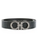 all-over double Gancini belt