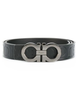 all-over double Gancini belt