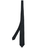 skinny embroidered tie