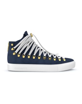 Redchurch laced hi-top sneakers Fat track Personalisation