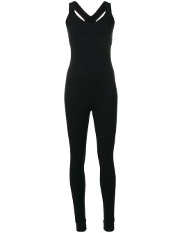 crisscross strap jumpsuit