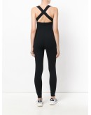 crisscross strap jumpsuit