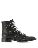 studded buckled boots