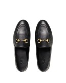 black Brixton Horsebit leather loafers