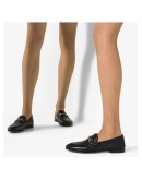 black Brixton Horsebit leather loafers