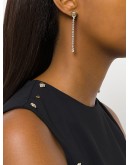 asymmetric Medusa drop earrings
