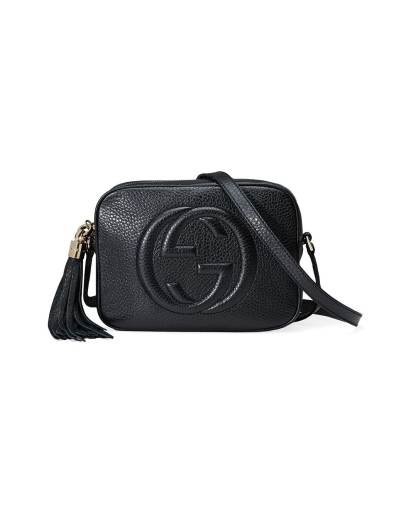Soho small leather disco bag
