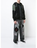 Dank patches loose jeans 