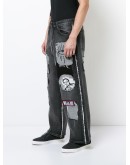 Dank patches loose jeans 