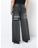 Dank patches loose jeans 