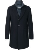 hybrid single breasted coat