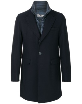 hybrid single breasted coat