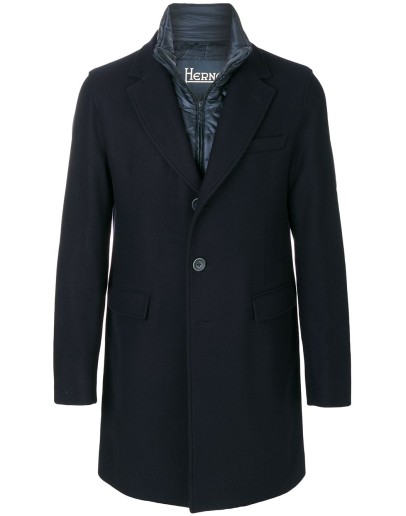 hybrid single breasted coat