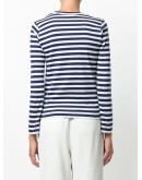 heart logo striped top