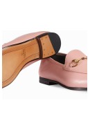 Pink Brixton Leather loafers