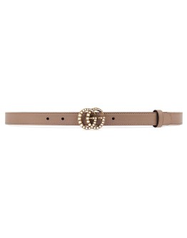 pearl Double G buckle belt