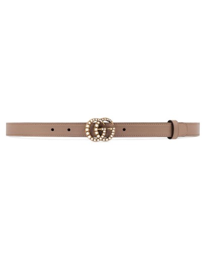 pearl Double G buckle belt